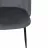 Scaun DP SPECTRE DARK GREY, Catifea, Stofă, Gri, Negru