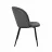 Scaun DP SPECTRE DARK GREY, Catifea, Stofă, Gri, Negru