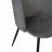 Scaun DP SPECTRE DARK GREY, Catifea, Stofă, Gri, Negru