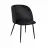 Scaun DP SPECTRE BLACK, Catifea, Stofă, Negru