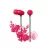 Casti cu fir ELECOM ROSE (E11017) RED