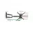 Suport perete BARKAN WALL MOUNT  BM443XL BLACK 13-83 MOVE LONG, MAX.50KG, VESA MM: UP TO 600X400MM