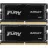 RAM KINGSTON FURY BEAST (KF548S38IBK2-16), SODIMM DDR5 16GB (2x8GB) 4800MHz, CL38, 1.1V, Black