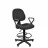 Fotoliu de birou DP REGAL GTP RING BASE, Metal, Placaj, Stofa, Gazlift, Negru