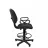 Fotoliu de birou DP REGAL GTP RING BASE, Metal, Placaj, Stofa, Gazlift, Negru