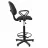 Fotoliu de birou DP REGAL GTP RING BASE, Metal, Placaj, Stofa, Gazlift, Negru