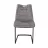 Scaun DP CONFORT, Catifea Grey + Black leg