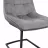 Scaun DP CONFORT, Catifea Grey + Black leg