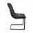 Scaun DP CONFORT, Piele eco, Black PU+black leg