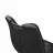 Scaun DP CONFORT, Piele eco, Black PU+black leg