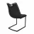 Scaun DP CONFORT, Piele eco, Black PU+black leg