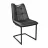 Scaun DP CONFORT, Piele eco, Black PU+black leg