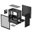 Carcasa fara PSU DEEPCOOL CH370, Black, w/o PSU, 1x120mm, Tempered Glass, 2xUSB3.0, VGA&Headset holder