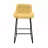 Scaun de bar DP NICOLE CFS HOKER LB SORO-40, BLACK,  LEG Yellow