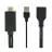 Cablu video Cablexpert DP F TO HDMI M ACTIVE 4K "A-HDMIM-DPF-01" BLACK