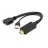 Cablu video Cablexpert DP F TO HDMI M ACTIVE 4K "A-HDMIM-DPF-01" BLACK