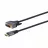Cablu video Cablexpert HDMI TO DVI 4K, 1.8M MALE-MALE, GOLD, BLISTER RETAIL, CC-HDMI-DVI-4K-6