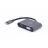 Cablu video Cablexpert TYPE-C TO HDMI & VGA SOCKETS HDMI 4K (30HZ), A-USB3C-HDMIVGA-01