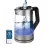 Ceainic electric POLARIS PWK 1725CGLD Wifi IQ Home, 1.7 l, 2200 W, Wi-Fi, Sticla, Transparent, Inox