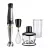 Blender BRAUN MQ7035X, 1000 W, 0.5 l, 10 viteze, Functie Turbo, Inox, Negru