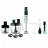 Blender Tefal HB95LD38, 1200 W, 0.5 l, 1 viteza, Functie Turbo, Inox, Negru