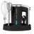 Mixer POLARIS PHM 2024 CORDLESS BLACK, 200 W, 3 viteze, Turbo, Negru