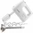 Mixer GORENJE M 550CSDC, 550 W, 5 viteze, Functie turbo, Alb