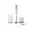 Blender BOSCH MSM66150, 600 W, 0,45 l, 12 viteze, Functie turbo, Alb