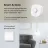 Умный выключатель TP-LINK Wireless Smart Light Switch "Tapo S220", White, 2-Gang