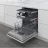 Masina de spalat vase incorporabila Whirlpool WIO 3T133 PLE, 14 seturi, 11 programe, Gri, D