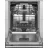 Masina de spalat vase incorporabila Whirlpool WIO 3T133 PLE, 14 seturi, 11 programe, Gri, D