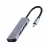 USB Hub GEMBIRD UHB-CM-U3P1U2P3-01, SILVER, USB  3.0 Hub 4-port: Type-C to 3*USB2.0, 1*USB3.1