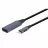 Кабель видео Cablexpert Type-C to DP socket 0.15m Cablexper, 4K at 60 Hz, A-USB3C-DPF-01