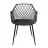 Scaun DP SL-7019~BLACK+BLACK LEG, Plastic, Metal, Black