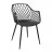 Scaun DP SL-7019~BLACK+BLACK LEG, Plastic, Metal, Black