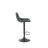 Scaun de bar AG H95 HOKER, Otel, Negru, Verde