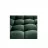 Scaun de bar AG H95 HOKER, Otel, Negru, Verde