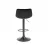 Scaun de bar AG H95 HOKER, Otel, Negru