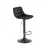 Scaun de bar AG H95 HOKER, Otel, Negru