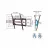 Suport perete BARKAN ''BM410T'' Black 13" - 90" Tilt, max.60kg, VESA mm: up to 600x400mm