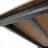 Masa de bar DP DOLORES 1300*500, PAL melaminat, Metal, Wenge