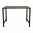 Masa de bar DP DOLORES 1300*500, PAL melaminat, Metal, Wenge