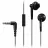 Casti cu fir PANASONIC RP-TCM55GC-K BLACK, MIC, 4PIN 1*MINI-JACK 3.5MM