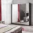 Dulap cu usi glisante Ambianta HAPPY 1.8 M, Grafit, 200 x 180 x 58.3