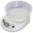 Cantar de bucatarie ESPERANZA COCONUT EKS007 WHITE WITH BOWL (1L), 5 kg, Plastic, Functia tara, Alb