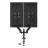 Suport pentru monitor AOC Arm for 2 monitors 13"-31.5" - AOC AD110DX with integrated USB Hub, Black, USB Hub: USB-C + USB3.0, Desk Clamp/Grommet, Aluminum structure, Gas spring, Height adjustment, Max.Load: 2-9kg, Tilt: '-90°~+85°, Swivel:180°, Rotation: 360°, Hidden cable m