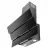 Hota Ciarko MINI GLASS (BLACK 60), 250 m³/h, 1 motor, 60 cm, Negru