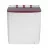 Masina de spalat rufe semiautomata NOBELTEK NSWM 5.3R, 5/3 kg, 1350 RPM, Alb, Rosu