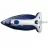 Fier de calcat Tefal FV5770E0, 2700 W, 270 ml, Durilium Airglide, Albastru, Alb