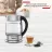 Ceainic electric Tefal KI772D38, 1.7 l, 2200 W, Transparent, Argintiu, Negru